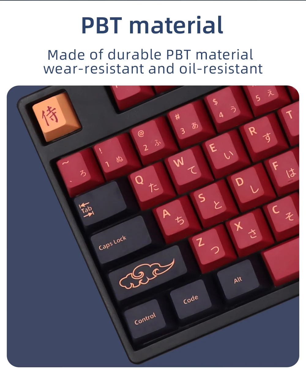 mecânico GMK, Inglês, japonês, coreano, russo, PBT