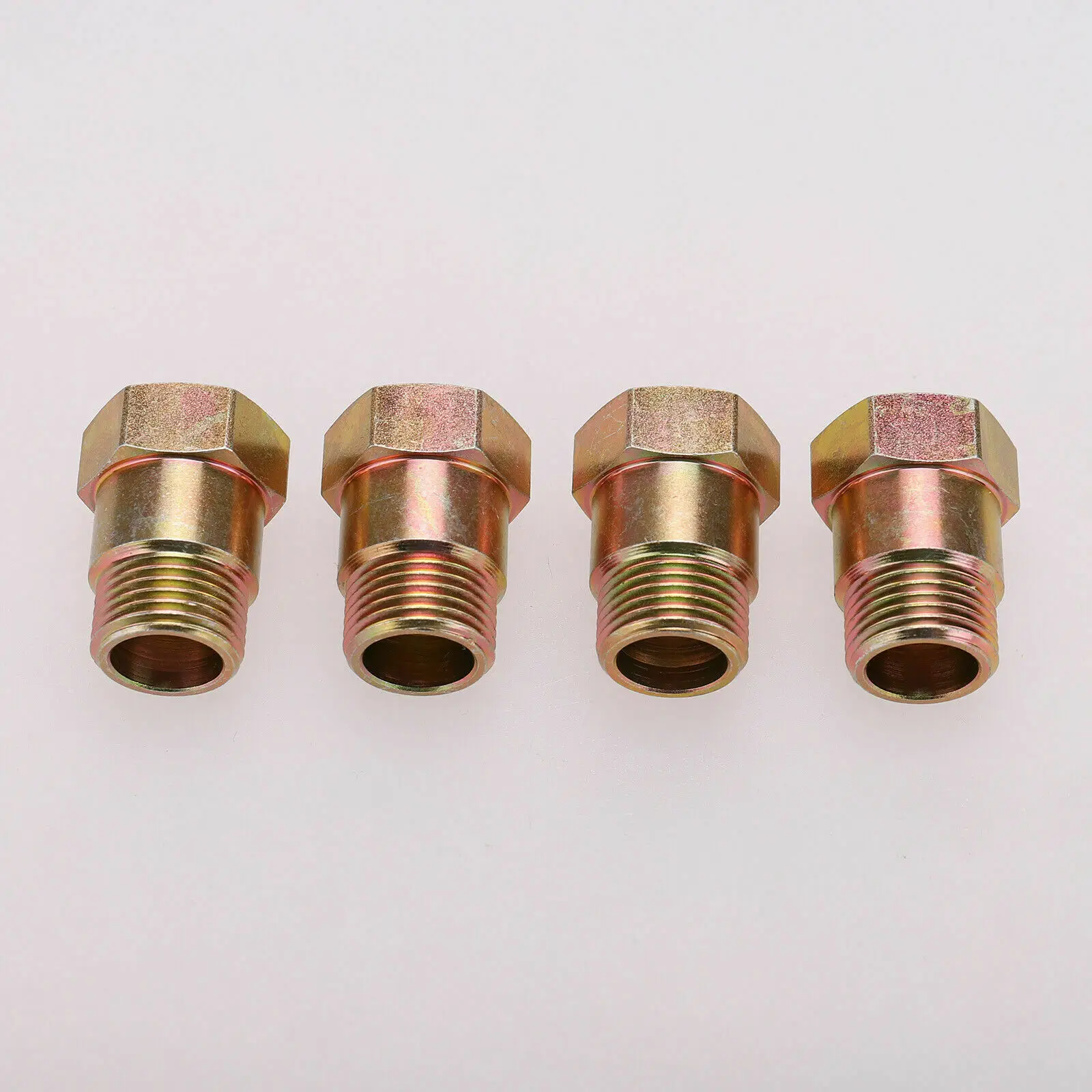 O2 Oxygen Sensor Test Pipe Extension Spacer Extender Adapter CEL M18X1.5 HHO 32mm Bung Test Pipe 4PCS 4