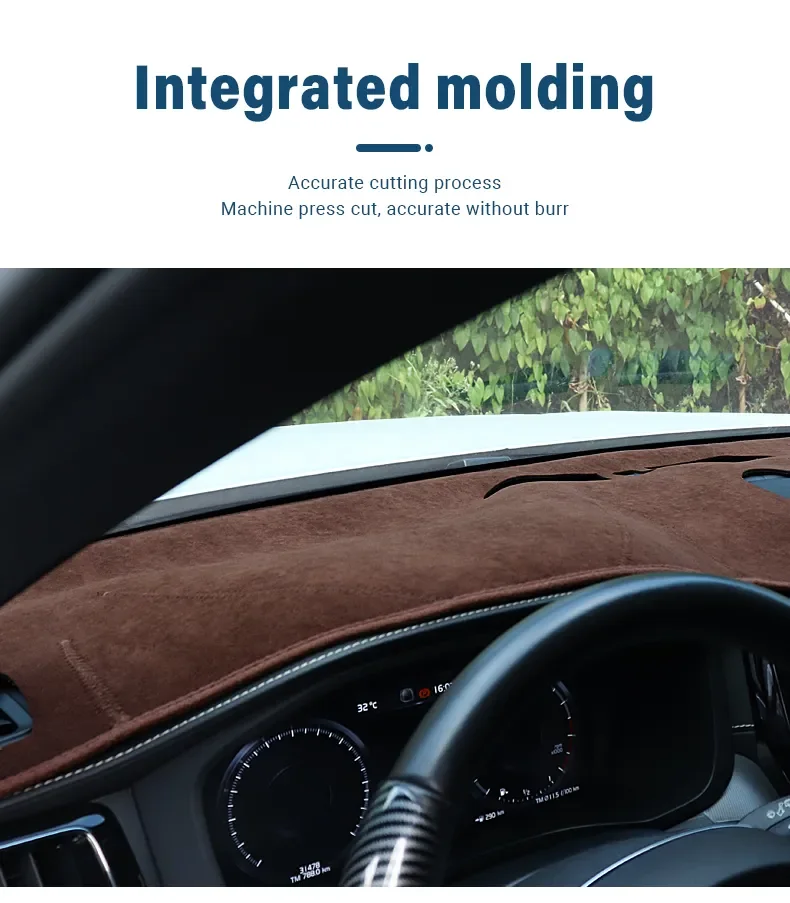 Zubehör für Honda HR-V Vezel 2014 2015 2016 2017 2018 2019 2020 HRV HR V Auto-Armaturenbrett-Abdeckung, vermeiden Sie Lichtpolster, rutschfester Teppich – Detail 11