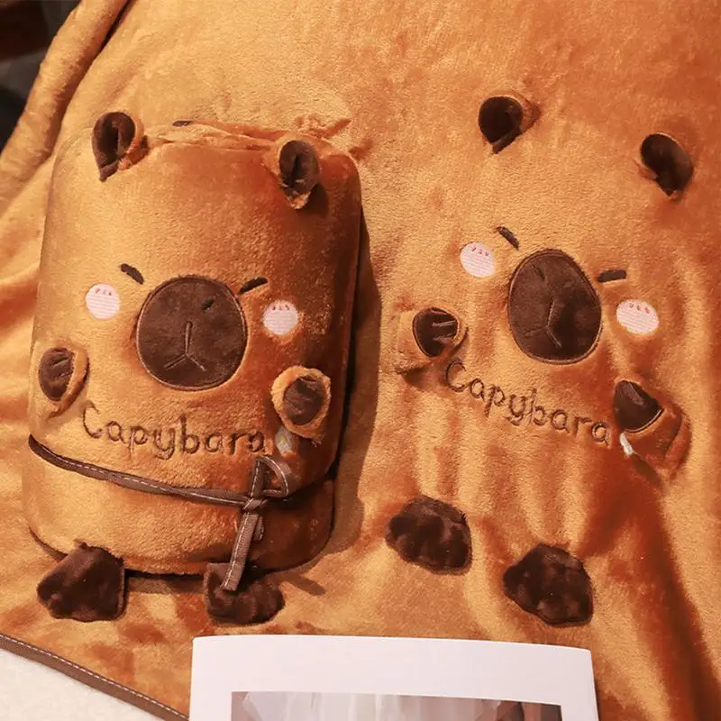 Coperta Indossabile Capybara Con Cappuccio - Morbida E Divertente Per Donne E Uomini - Foto 2