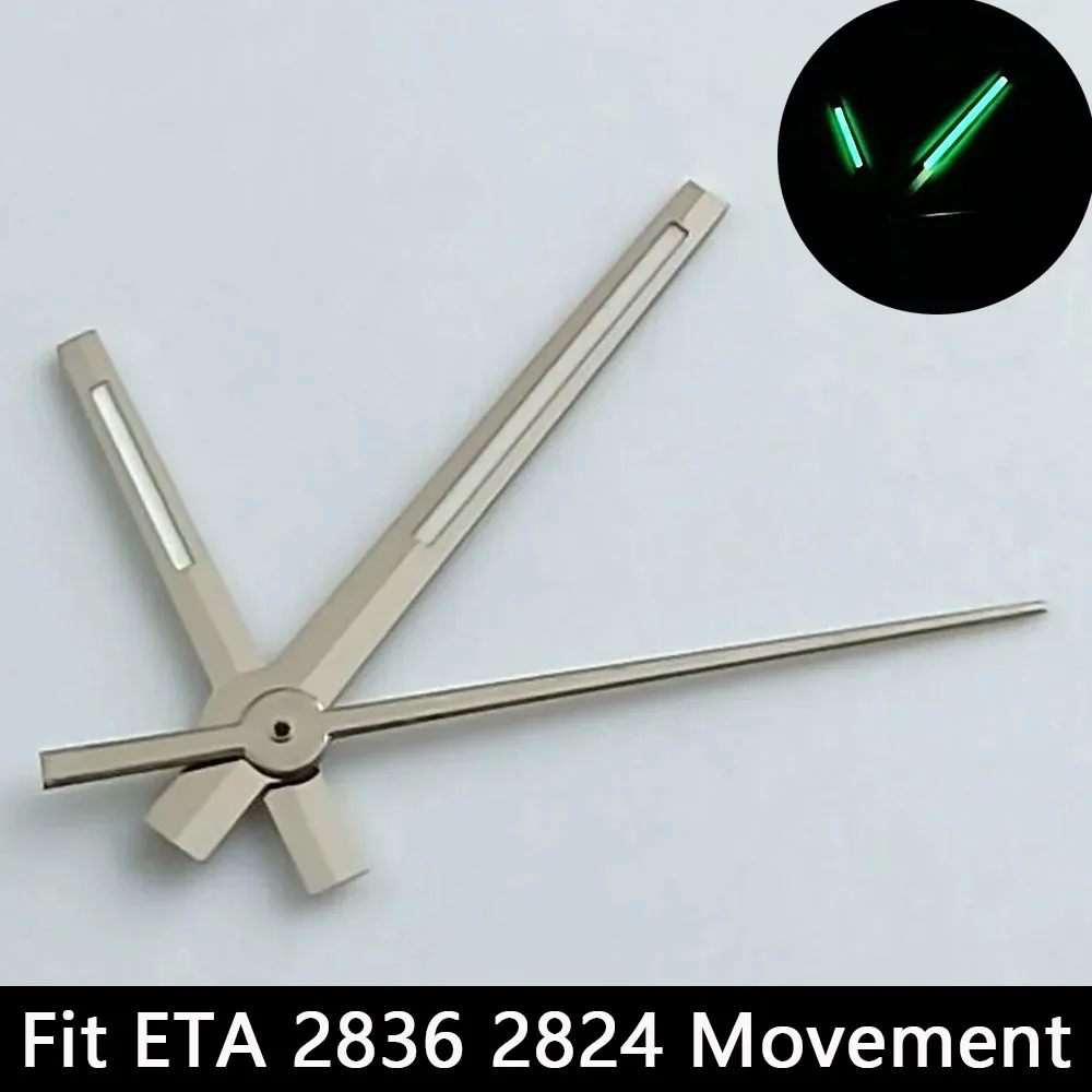Silver/Gold Luminescent Watch Hands