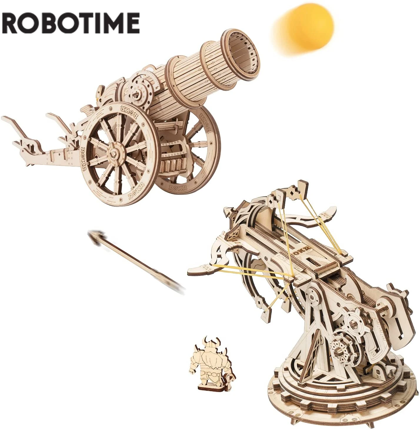Robotime 3d Wooden Puzzle Medieval 