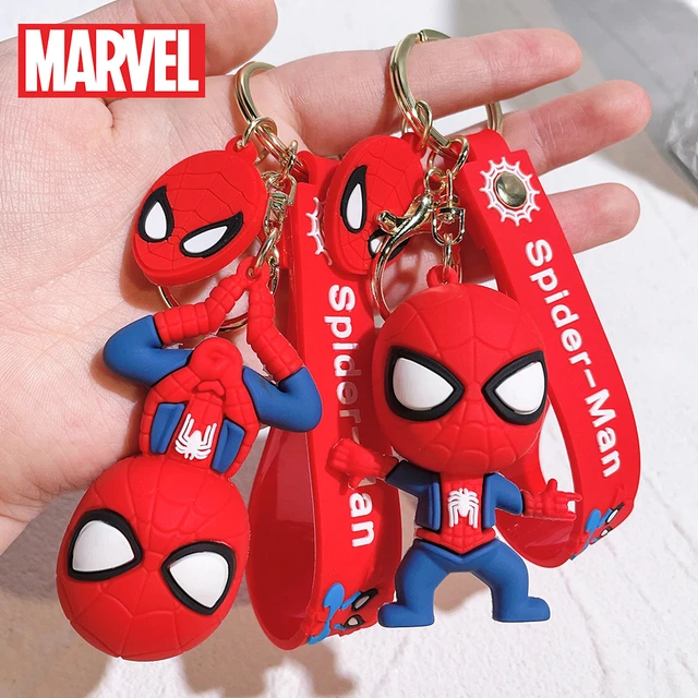  Marvel Spider-Man Kawaii Soft Touch PVC Key Holder : Clothing,  Shoes & Jewelry