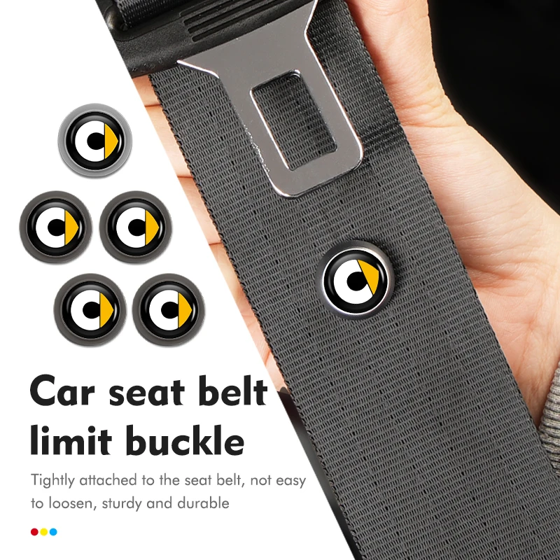 Bouchon de ceinture de sécurité de voiture, boucle d'espacement, limite d'arrêt, bouton antidérapant pour Smart EQ Cabrio Crossblade ROADSTER City-Coupe 452 454