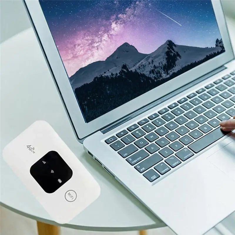 L77A 4G WiFi 라우터 MiFi 150Mbps WiFi 모뎀 자동차 모바일 WiFi 무선 핫스팟은 Sim 카드 슬롯으로 10명의 사용자를 지원합니다.