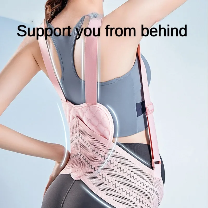 Maternity Belt Pregnant Belly Pregnancy Support Band Double Support Back Waist Care Relieving Back Pelvic Pain Adjustable pregnancy belly support belt back support belt
