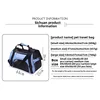 Portable pet bag Pet backpack Cat and dog outing bag Crossbody pet Folding bag 5
