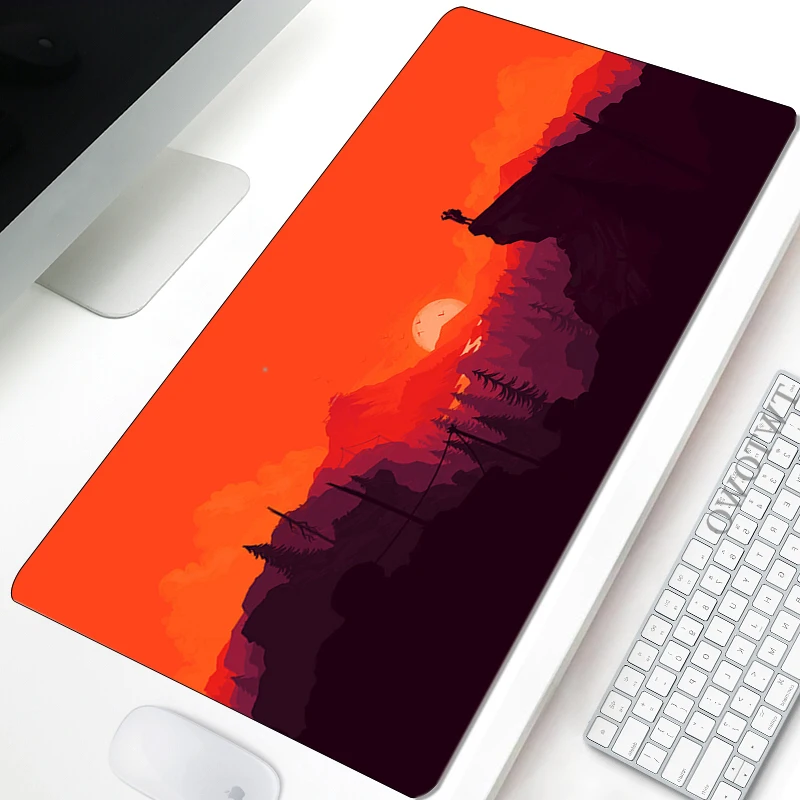 Mouse Pad Gamer Large Computer XXL keyboard pad MousePads Deep Forest Firewatch Anime Soft Laptop Carpet Gamer Mice Pad mouse pad,gaming mousepad