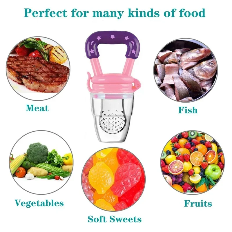 Milk Feeding Bottle Nibbler Infant Fruit Feeder with Box Fresh Food Fruit Toys Toddlers Feeding Supplies