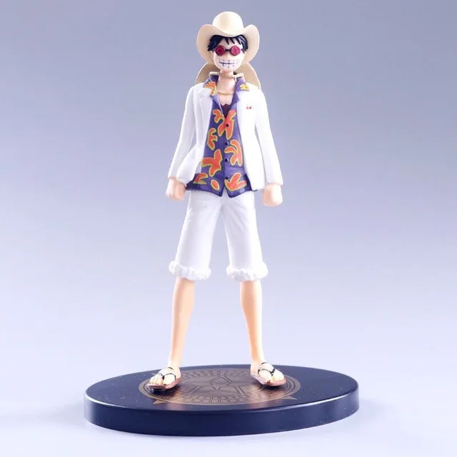 White Suit Anime One Piece Film Gold Luffy Chopper Brook Sanji Nami Zoro  Franky Usopp Nico Robin Figure Model Toys Gift