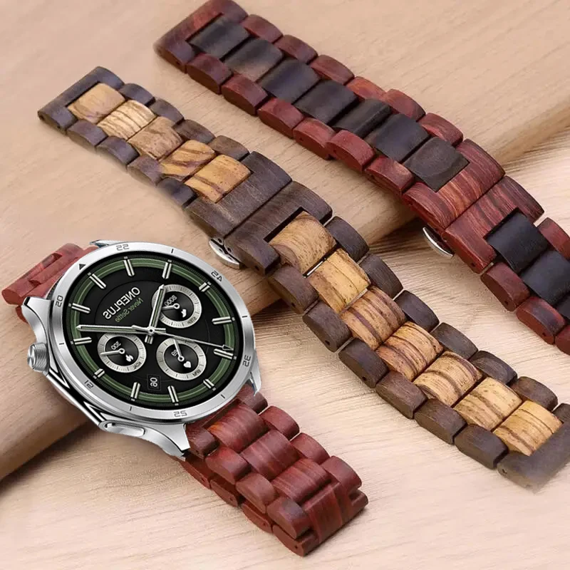 22mm Sandalwood Bracelet Strap - Elegant and Versatile Watchband