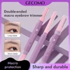 Double Head Macro Eyebrow Trimmer Safe And Scratch-proof, Sharp & Portable Eyebrow Razor For Beginner Makeup Tool 1