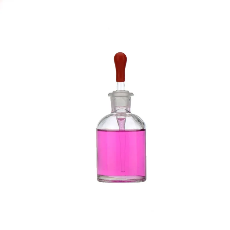 30ML 60ML 125ML Transparent Glass Dropper Bottle Chemical Lab Supplies