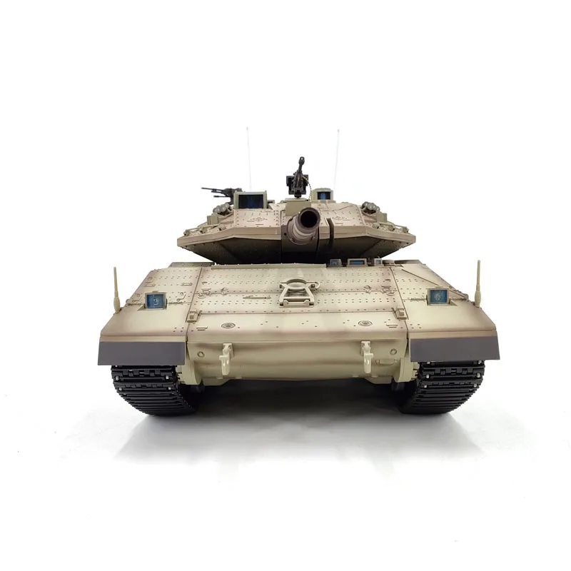 Henglong 3958 Israel Mecawa  MK4 Main Battle Tank Remote Control Electric Military Tank Model 1/16 Metal Track Boy Rc Toy Car 4
