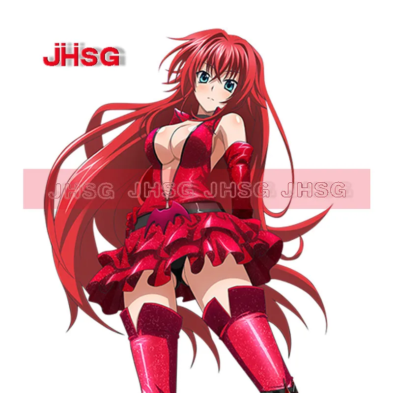 

JHSG Super Sexy Cartoon Car Sticker Rias Gremory Girl Sexy Beauty High School DxD Anime Car Bumper Waterproof Accessories Decal