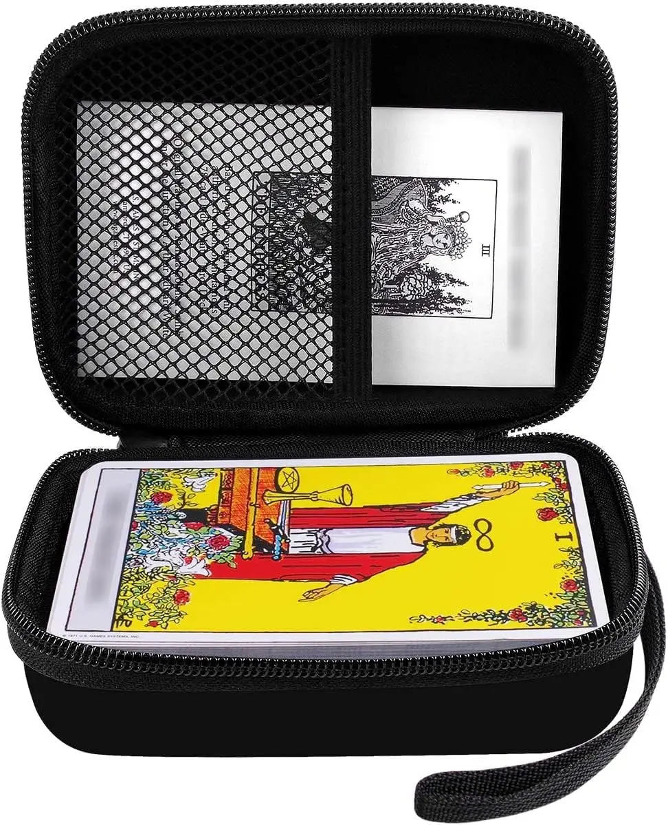 Storage Box Carrying Case Rider Tarot Deck Cards Classic Tarot Cards Set Storage Box Hard Case Not Included Cards