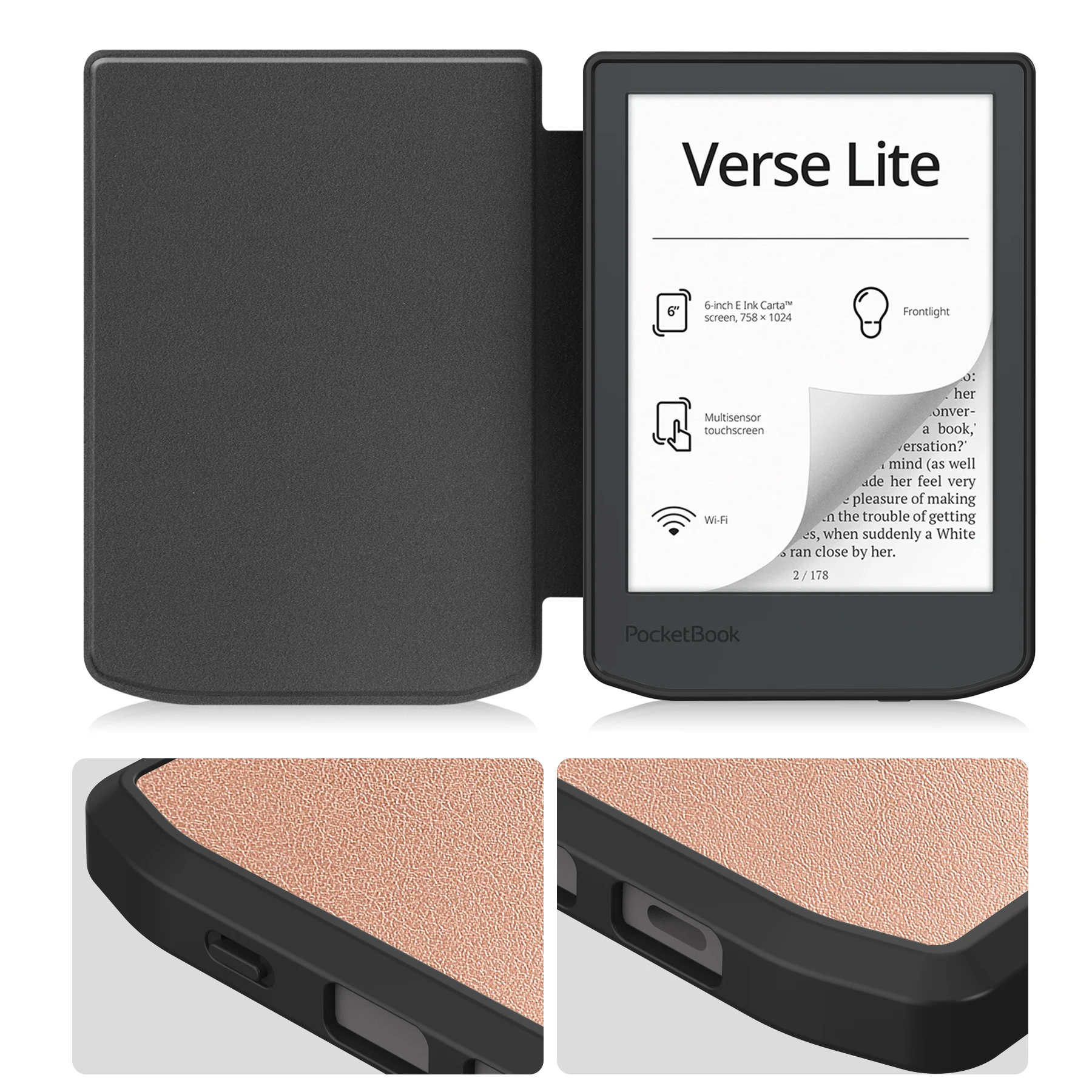 Slim Flip Case with TPU Back