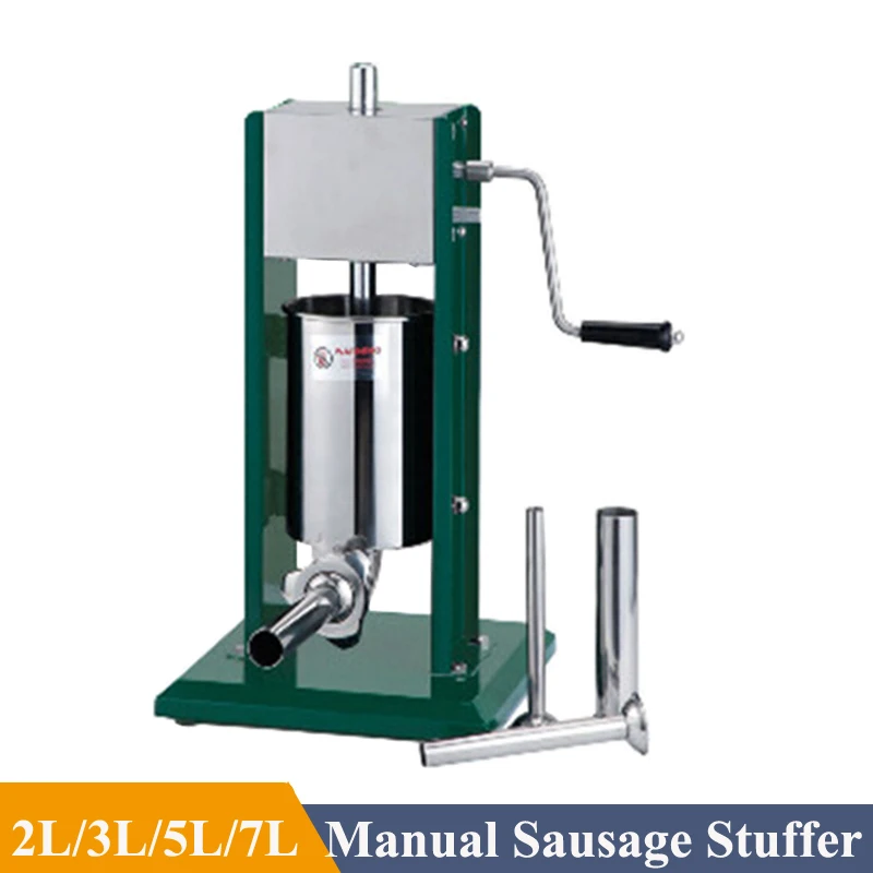 Fill Sausage Vertical Sausage Painting 2L/3L/5L/7L Meat Homemade Manual Syringe Machine Stuffer Filling