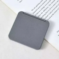Portable Double - Sided Square Makeup Mirror - Cute and Compact Pocket Beauty Essential in Multiple Colors (Grey)