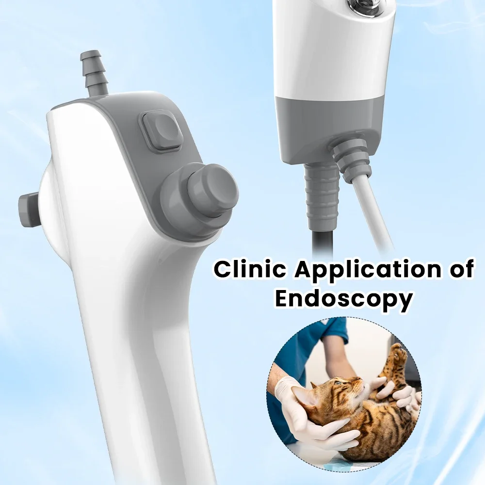 Veterinary Flexible Endoscope veterinary Bronchoscope 5.8mm Handheld Portable ve