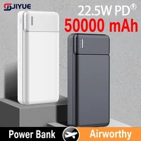 50000mAh High Capacity Power Bank 120W Fast Charging Powerbank Portable Battery Charger For iPhone Samsung Huawei 1