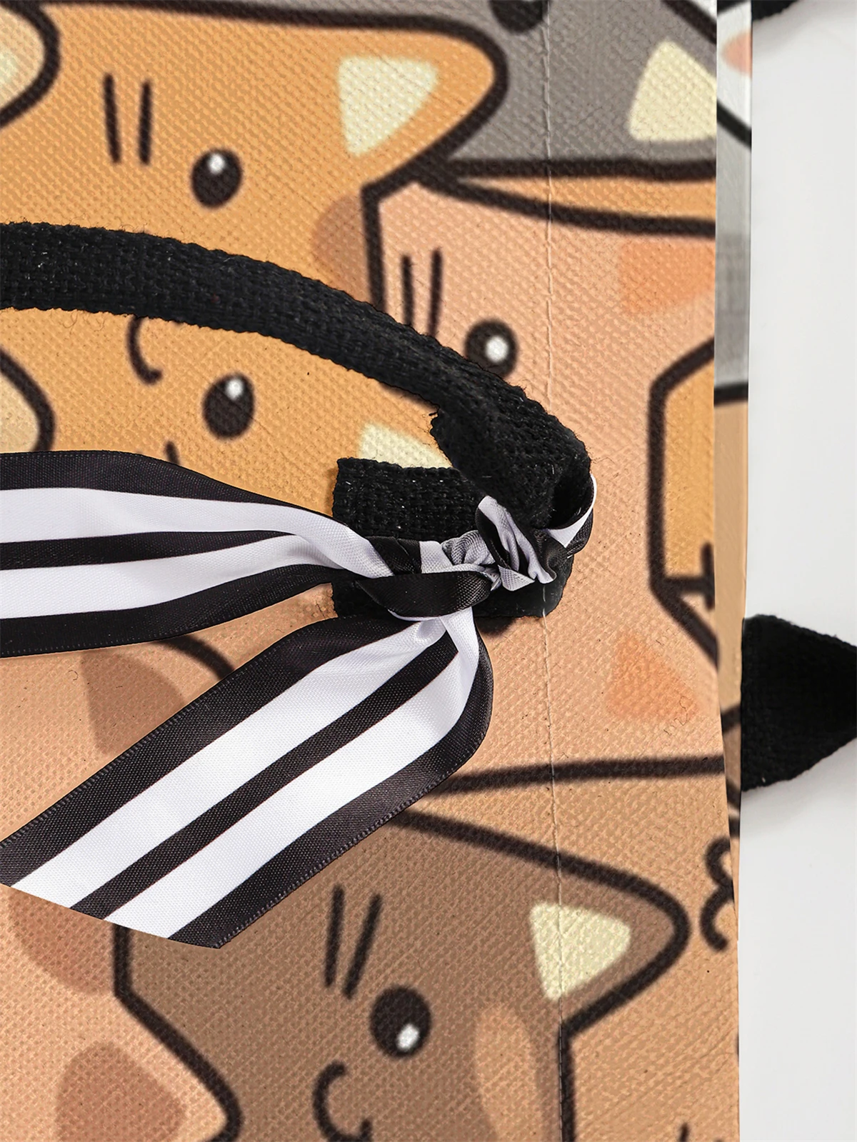 Cute Cat Pattern Printed Handbag - Tote Bag, Women's Gift Handbag Beach Bag, Large Capacity Handbag Suitable for Men and Women