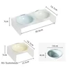 【E】Ceramic Pet Cat Bowl Pet Drinking Water Feeding Bowl Ceramics Cat Food Dog Food Utensils Cat Dog Pet Supplies Accessories 6