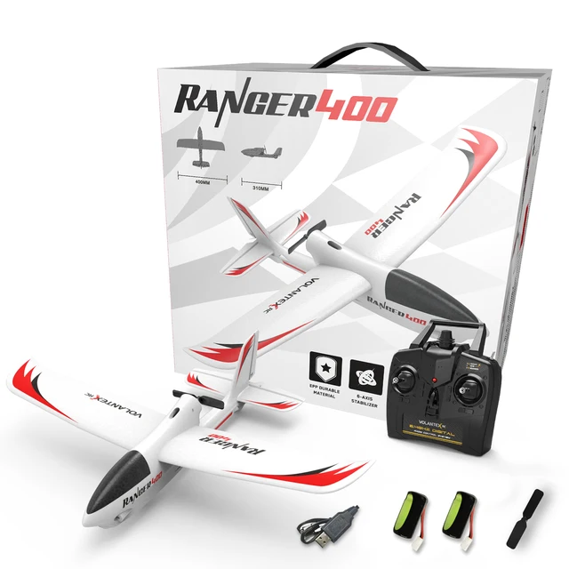 Ranger400 RC Plane 2.4GHz 3CH Glider Remote Control Airplane with Xpilot Stabilization System RTF RC Aircraft for Beginner