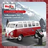 Maisto 1:16 Volkswagen Bus Alloy Rc Car High Speed Drift Simulation Handle Wireless Remote Control 4wd Car Male Birthday Gift 1