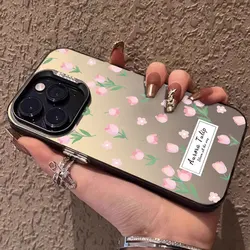 Custodia per telefono con design floreale IMD resistente agli urti