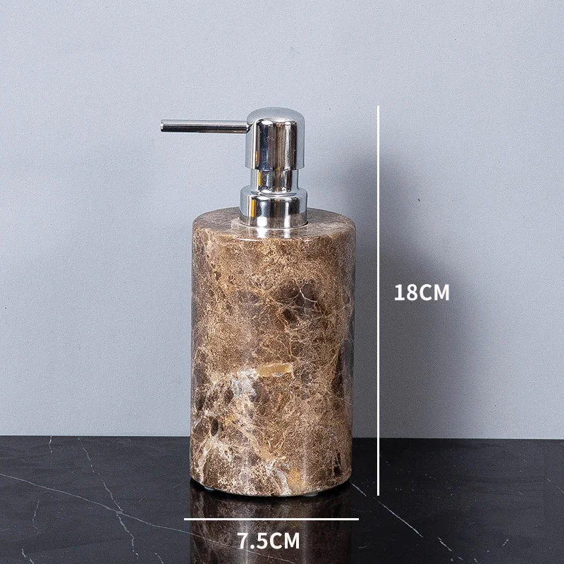 Emperador Dark Marble Bath Set Image 12