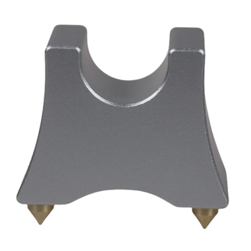 Hifi Cable Tray Stand Spike Supporting Frame Pure Aluminum Trailing Pad Multi-Function For Shock Absorber Durable (Silver)