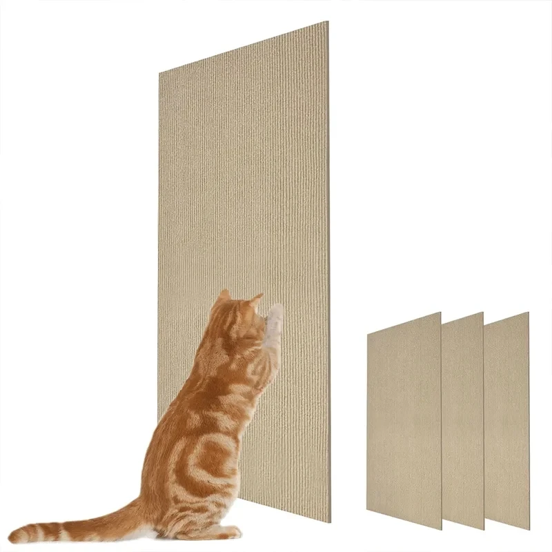 Creative Cats Scratch Board Pet Kitten Grinding Claw Scratcher Mat Sofa Carpets Furniture Protector Pet Supplies