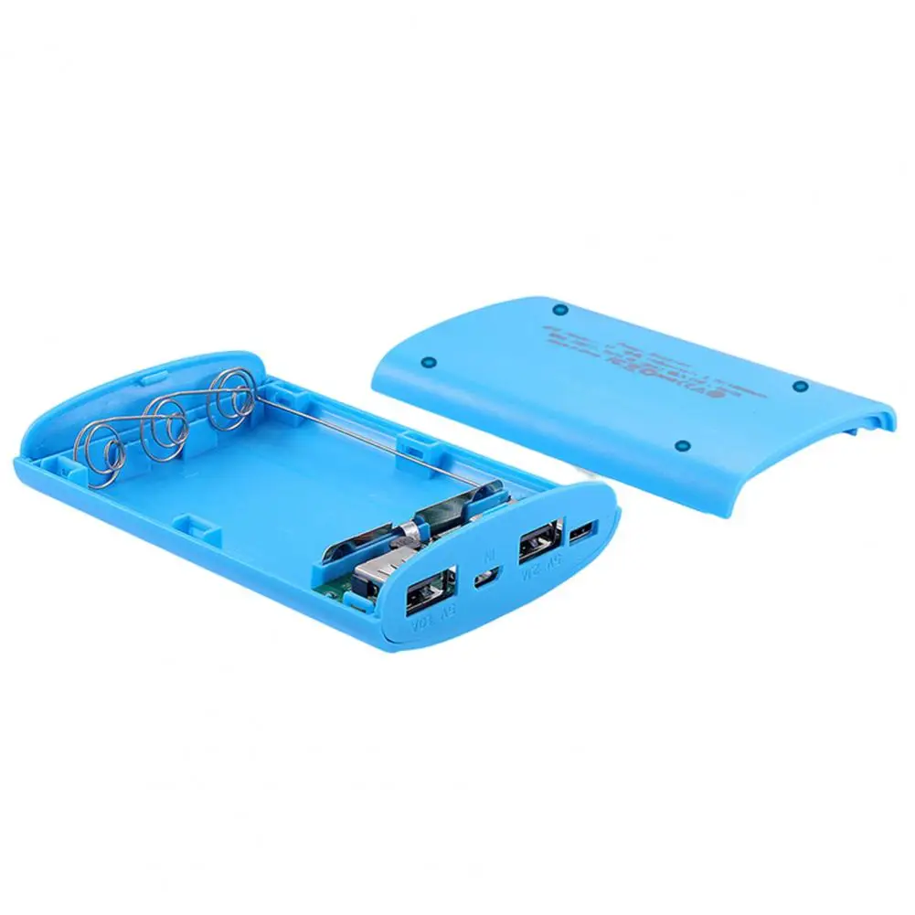 3x18650 Batteries Portable Charger Case Sturdy Power Bank Case Solderless for Cell Phone