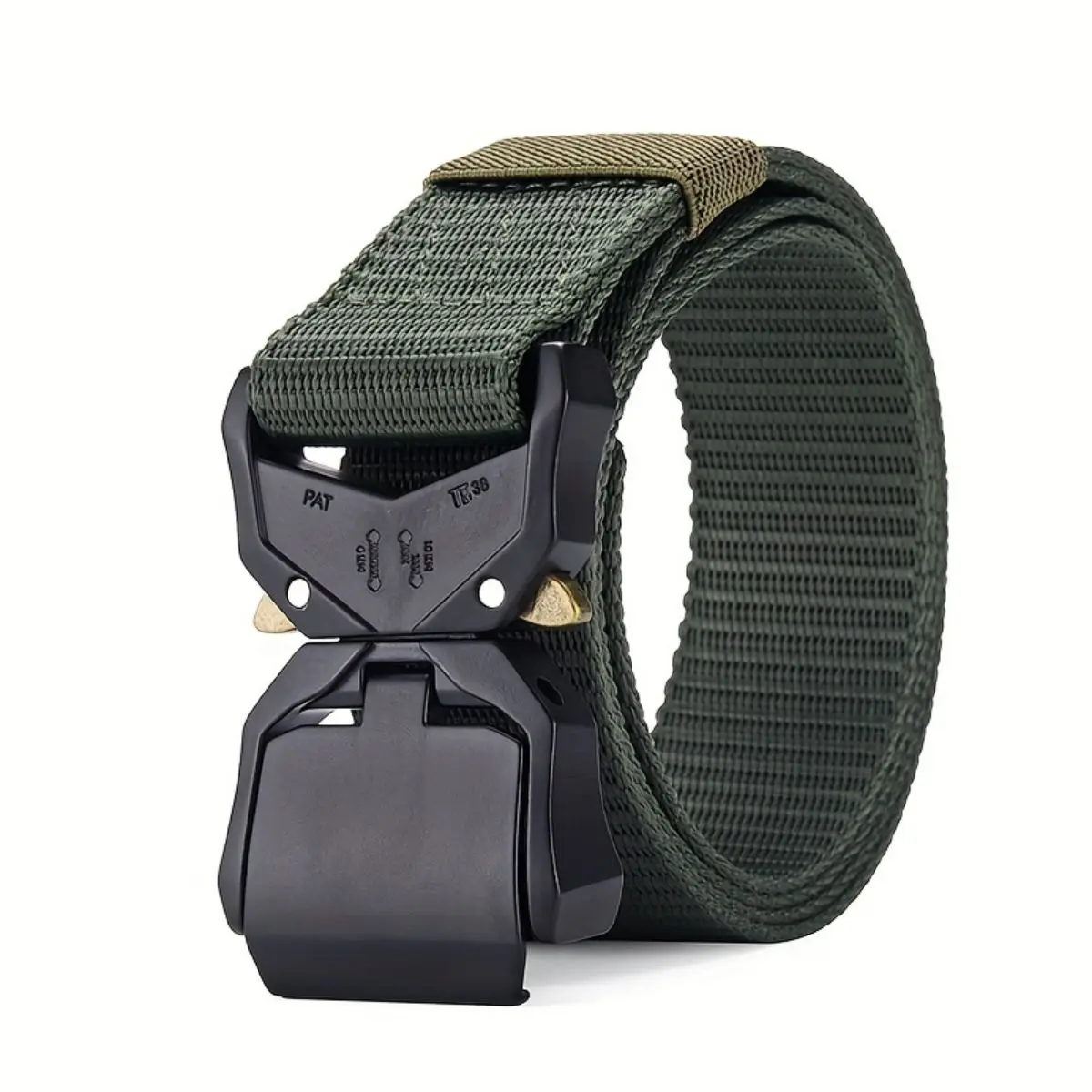 1pc Men's Belt Outdoor Tactical Belt Multi-Function Buckle Nylon Belt High Quality Alloy Buckle Belt Sports Canvas Neutral Belts