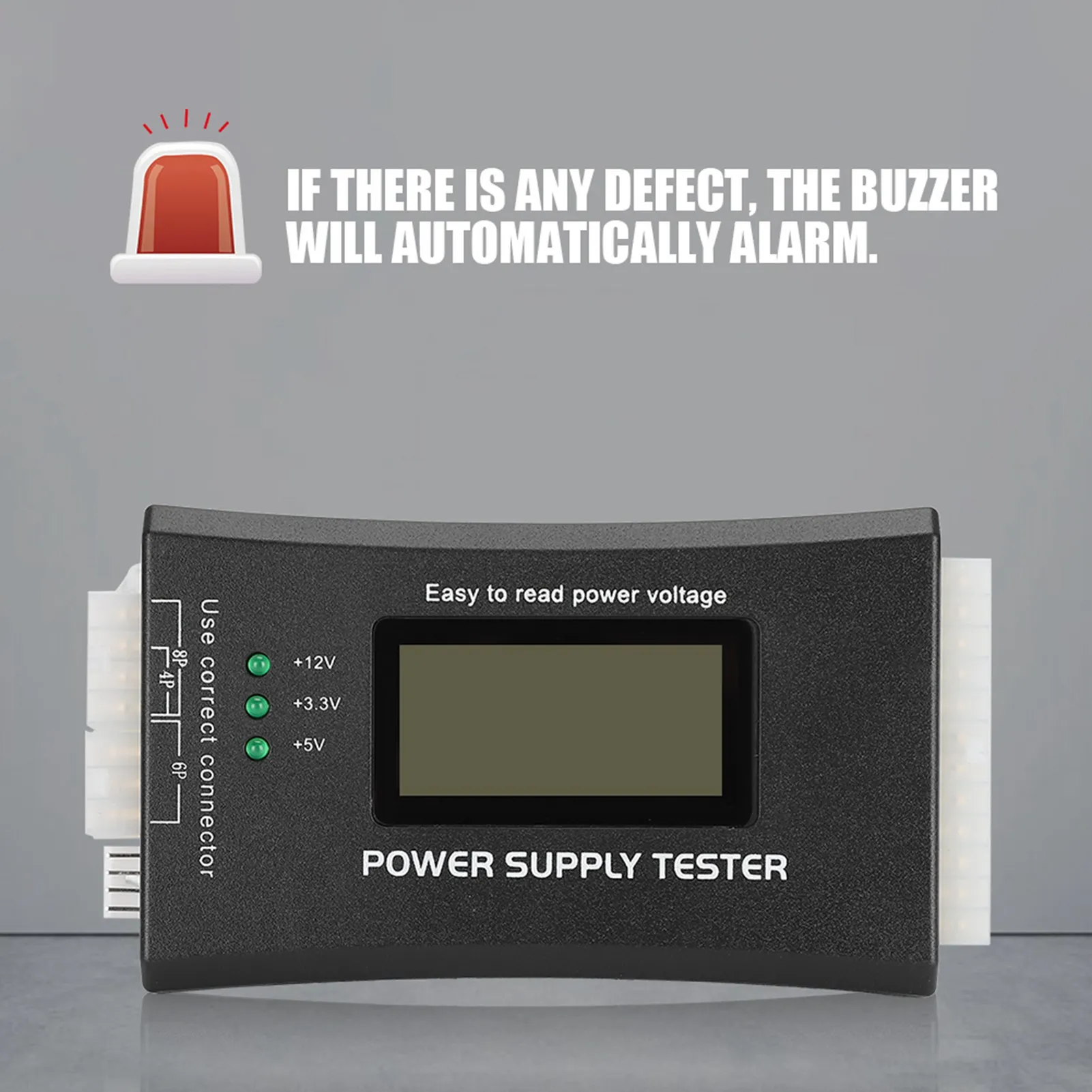 ATX Power Supply Computer Host Inspection and Maintenance Tester Tool LCD Display Computer Diagnostic ATX Tester power supply tester