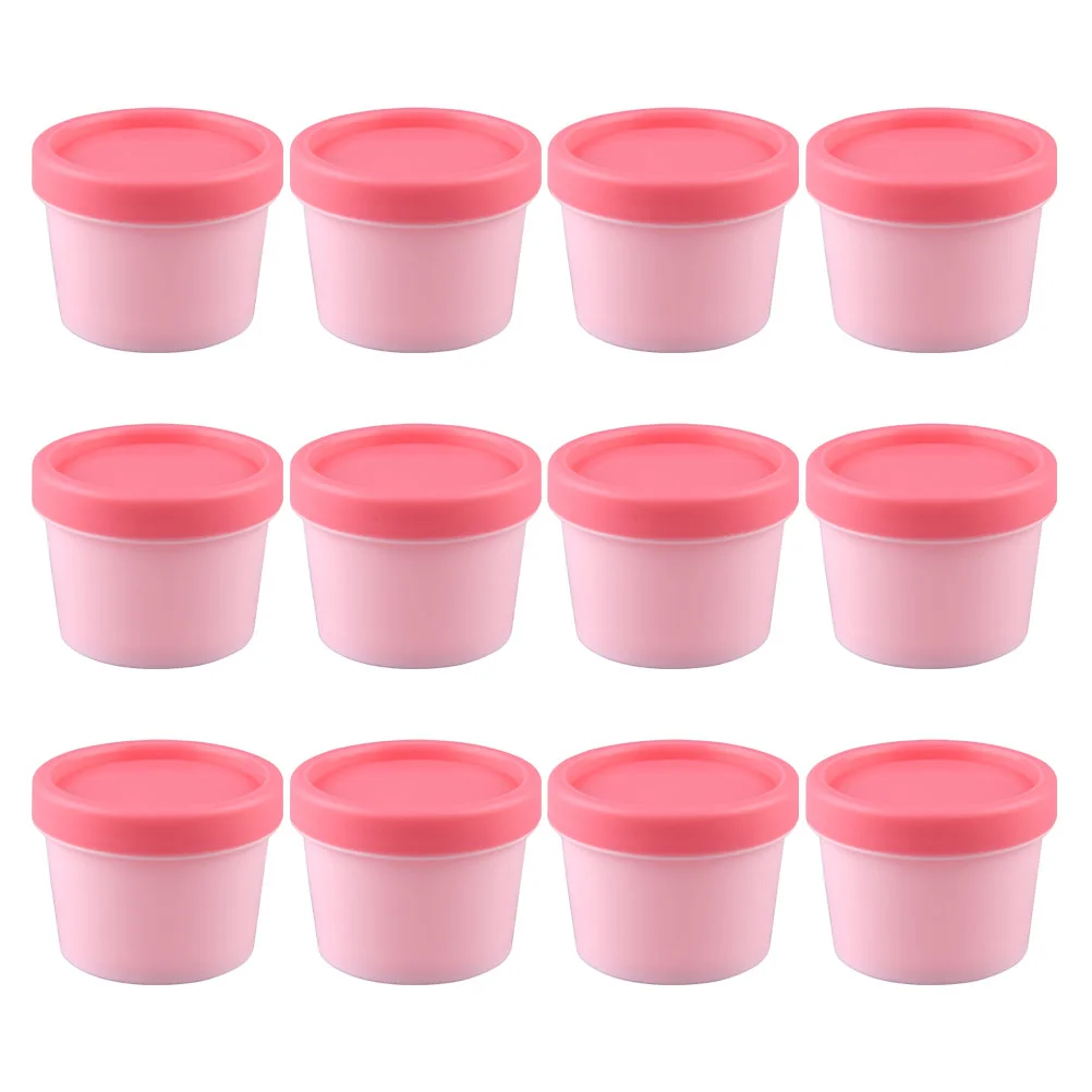 

12 Pcs Mask Bottle Box Practical Containers Empty Face Cream Jars Sub-packing Mini Ointment Refillable Pp