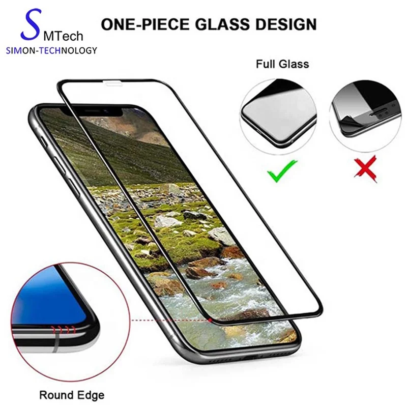 3PCS 60D Full Cover Tempered Glass For IPhone 6 7 8 Plus XR X XS 11 Screen Protectors Film On iPhone 13 12 Mini 15 14 Pro Glass