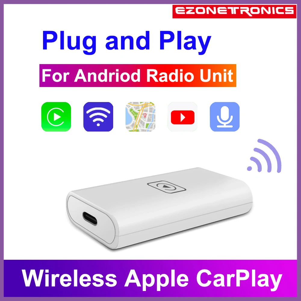 Wireless Apple CarPlay Android Auto Dongle Adapter Car Airplay For Aftermarket Radio Mirrorlink Music Siri Video |