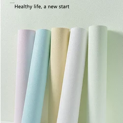 Solid Wallpaper Ad-hesive Vinyl Roll Waterproof Wall Stickers Living Room Bedroom Children's Room Decorative Panel 3d Wall Mural