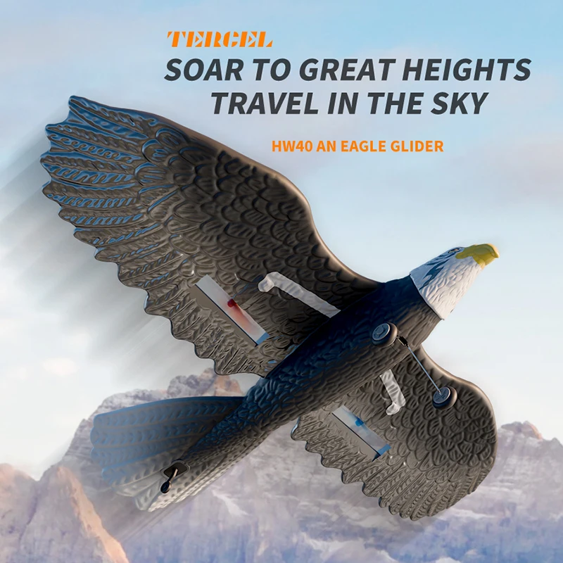 Rc Aereo 2.4G 420Mm Apertura Alare Aquila Aereo Epp Schiuma Aereo Aliante Telecomando Aereo Aliante Per Ragazzi Giocattoli