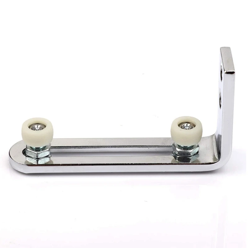 VEHO-Barn Door Floor Guides, Bottom Flooring Frame Support With Smooth, Quiet Bearings, Adjustable Roller Sliding Stay