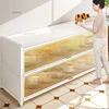 Multi-functional Storage Cabinets Kitchen island Sideboard Modern Kitchen Cabinets Household Microwave Cupboards oven Cabinets 3
