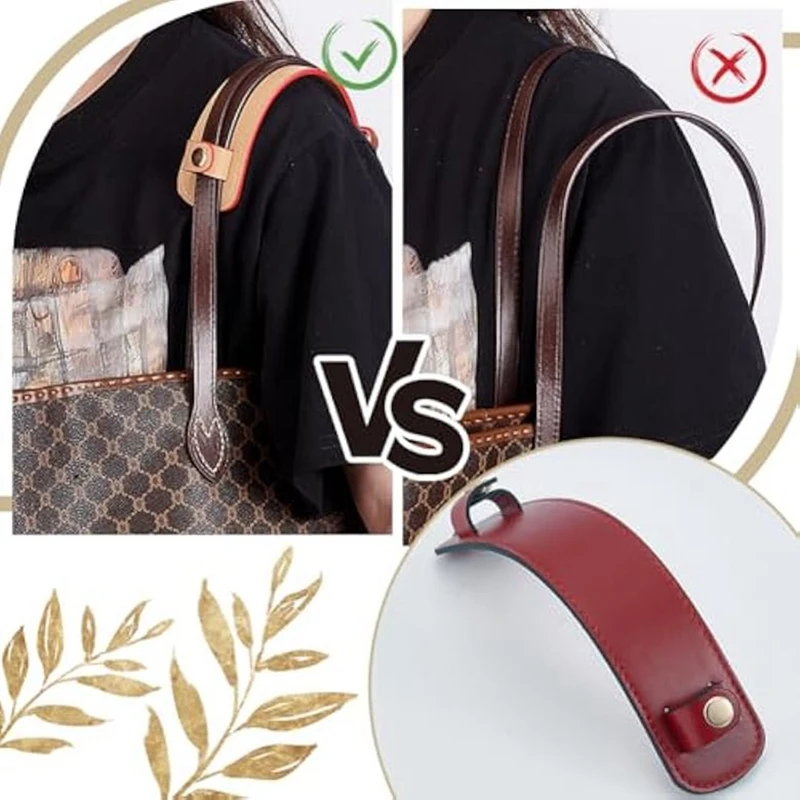 5Pcs Shoulder Strap Pads,Handbag Handle Wrap Cover, Replacement Strap Protector For Tote Bag,Backpack,Travel Bag
