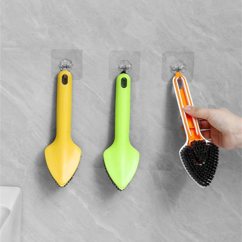 

Triangle Brush Comfortable Grip Groove Cleaning Brush Ease of Use Home Supplies Multi-Function Cleaning Brush A Rush Is Net