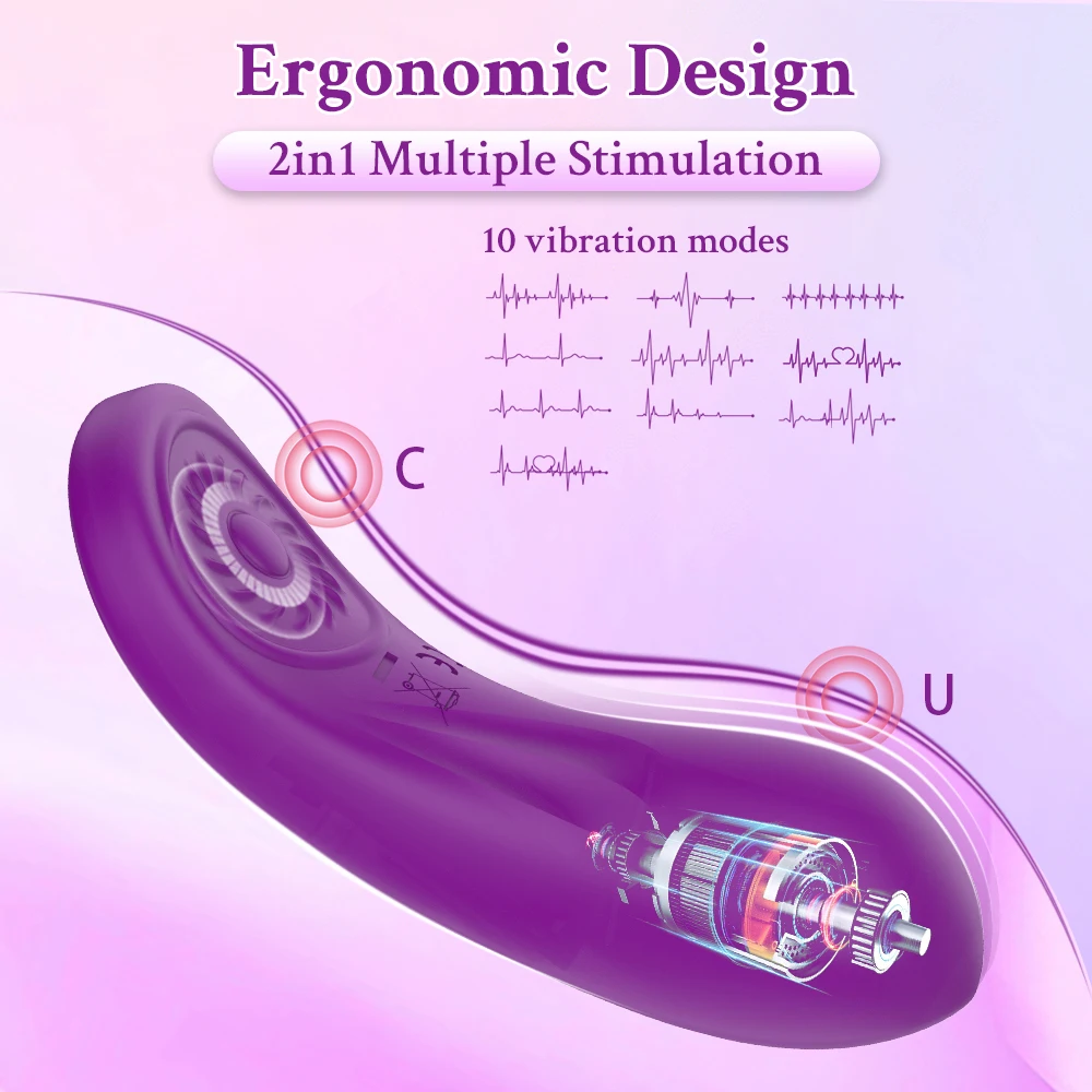 Sex Toys Sexy Panties Vibrator Female Clitoris Stimulator Mini Wearable Panty Wireless Remote Control Vibrating Massager Adult