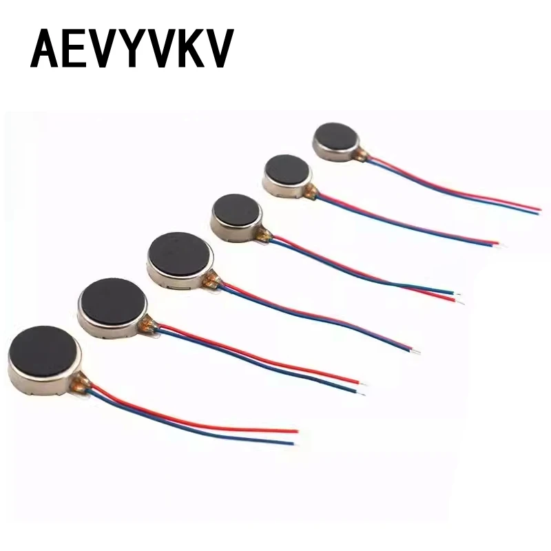DC 3V 3.7V 8mm/10mm 0820 0827 0834 1027 1030 1034 Round Thin Vibration Motor Button Coin Vibrating Motor Vibrator Phone Massager image 4