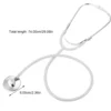Working Nursing Stethoscope Game Props False Toy for Children White Metal Nurse 2