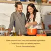 Stovetop Popcorn Machine - Stainless Steel Popcorn Maker Compatible with All Stoveto 4