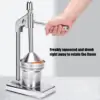 Manual Press Stainless Steel Fruit Juicer Handheld Vegetable Fruit Orange Juice Maker Blender Juice Making Cup Kitchen Gadg 3